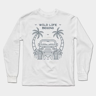 Wild Life Begins 3 Long Sleeve T-Shirt